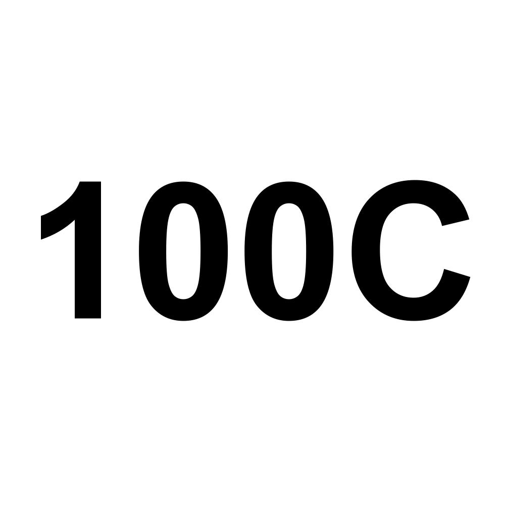 100C