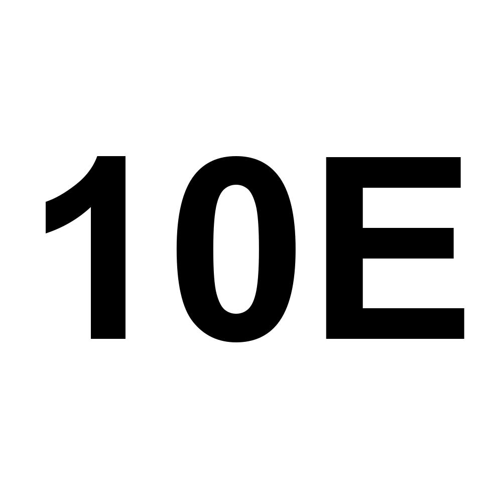 10E