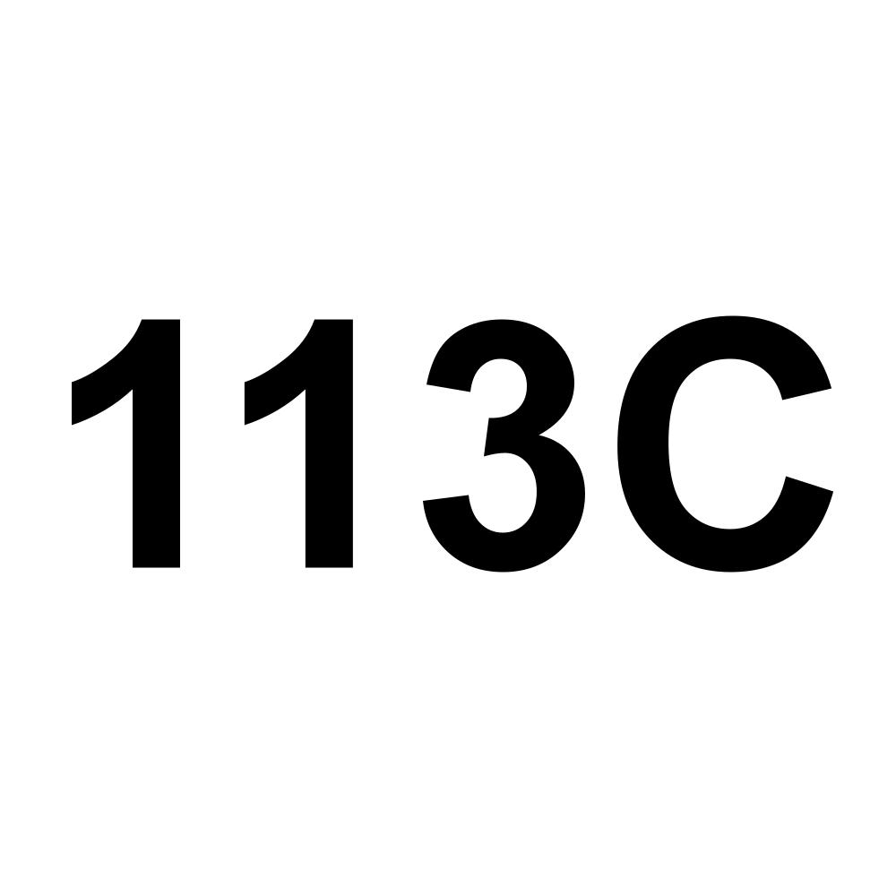 113C
