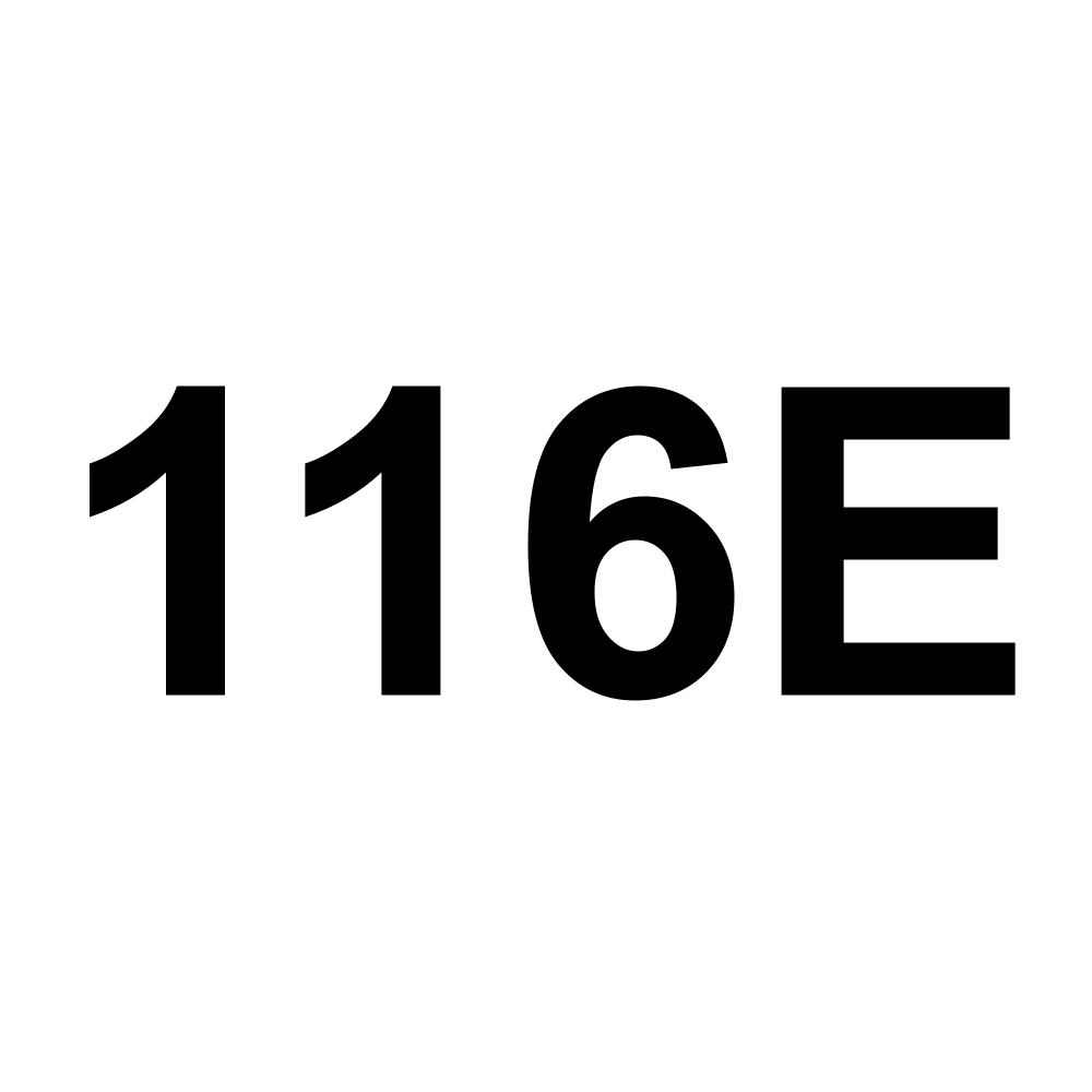 116E