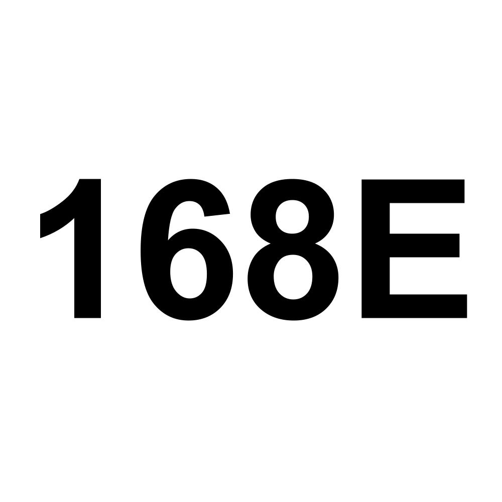 168E