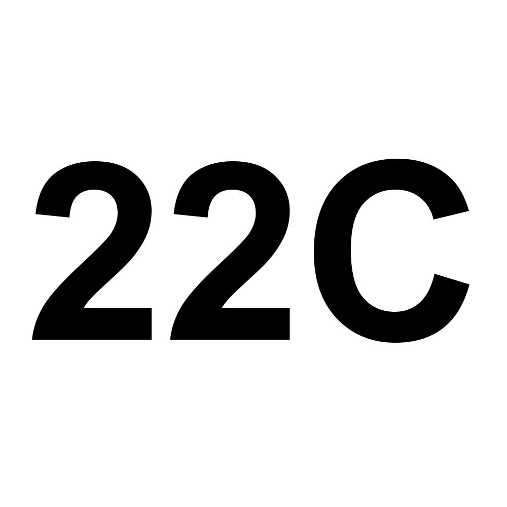 22C
