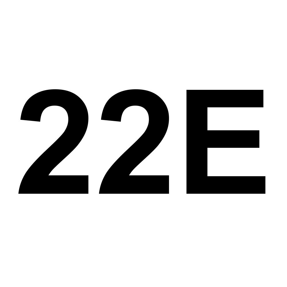 22E