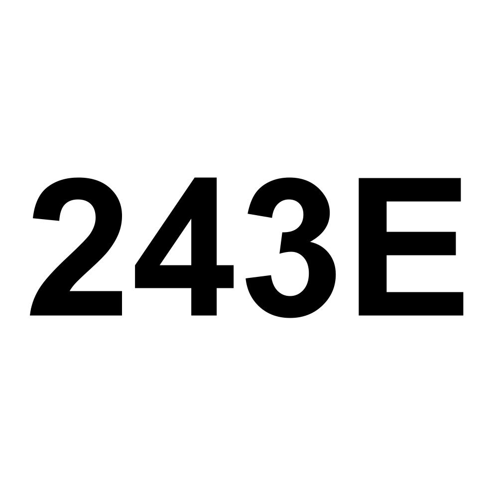 243E
