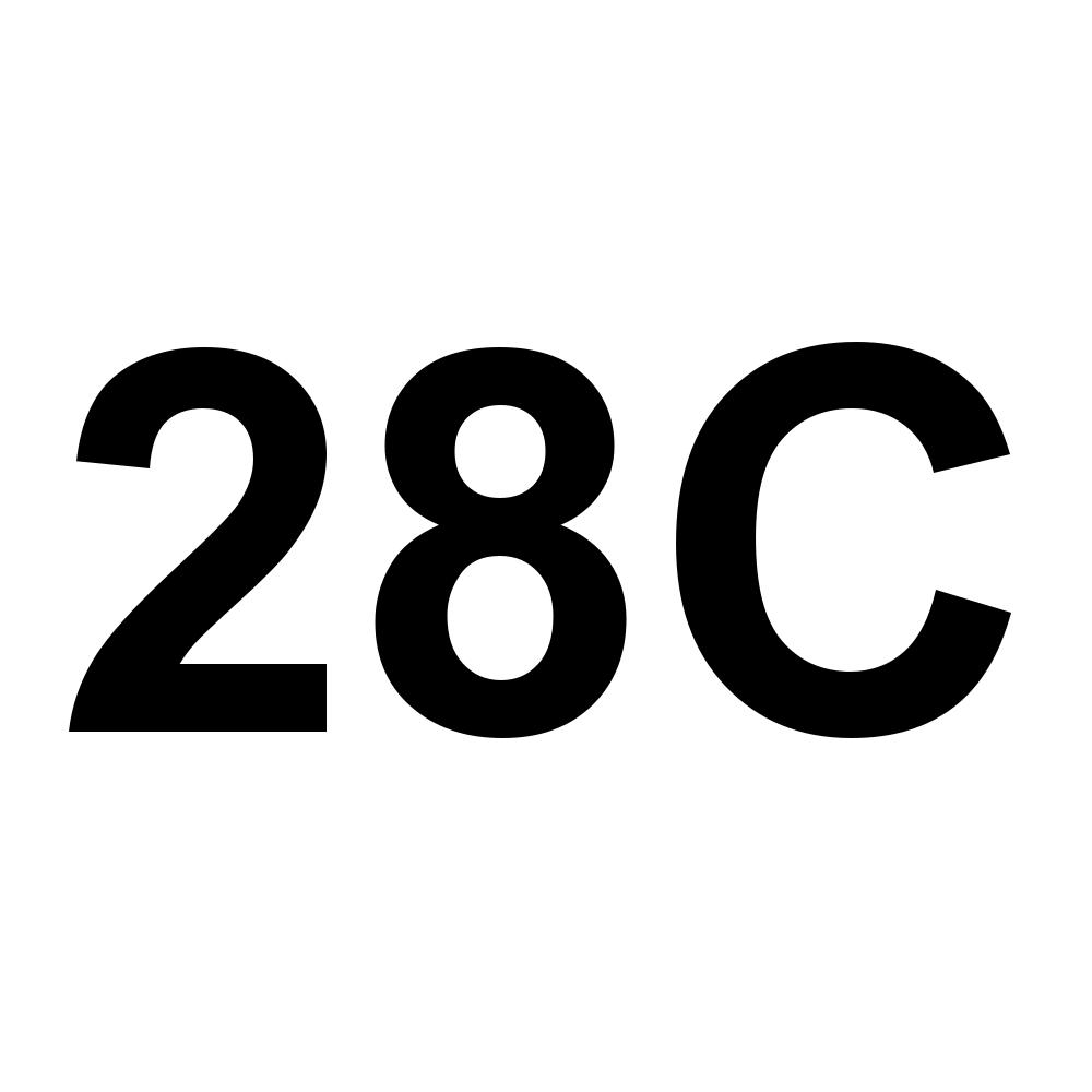 28C