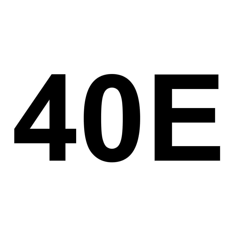 40E