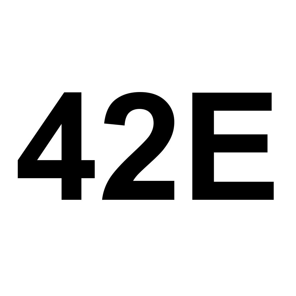 42E