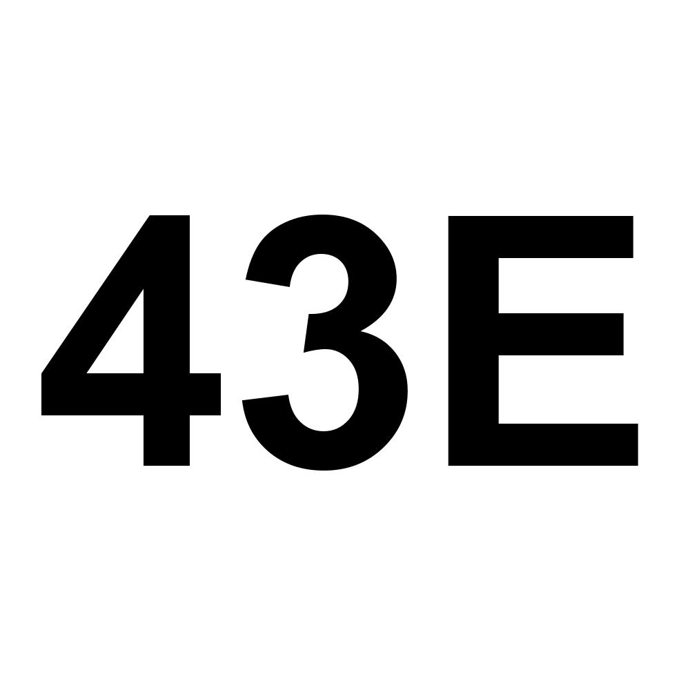 43E