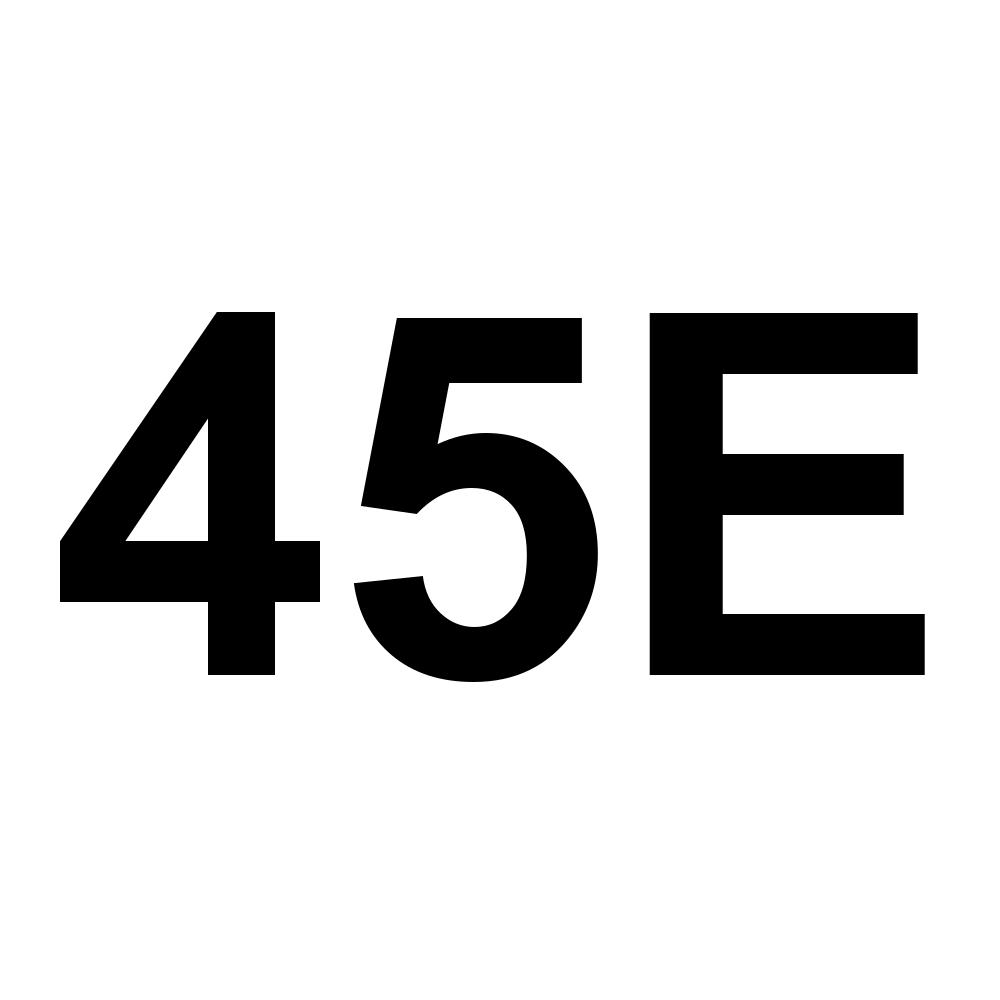 45E