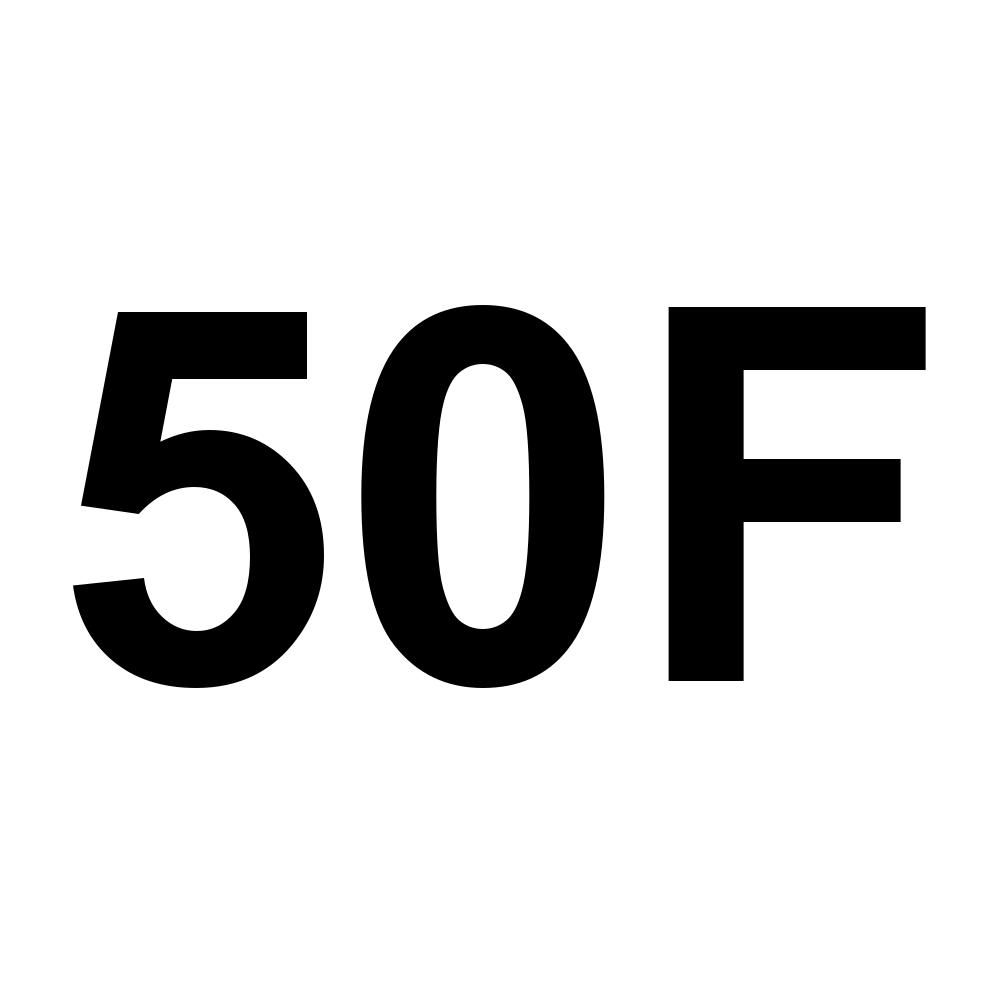 50F
