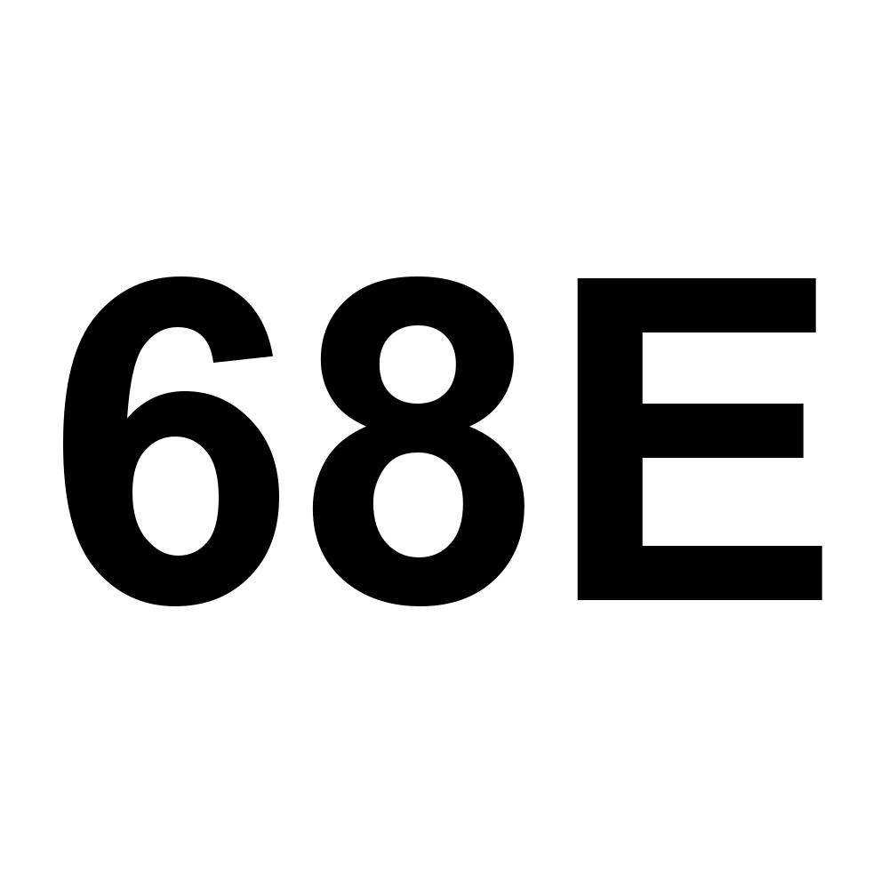 68E