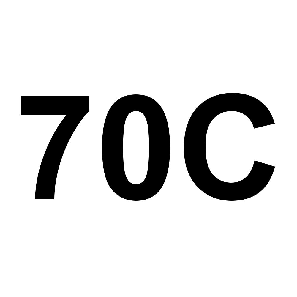 70C
