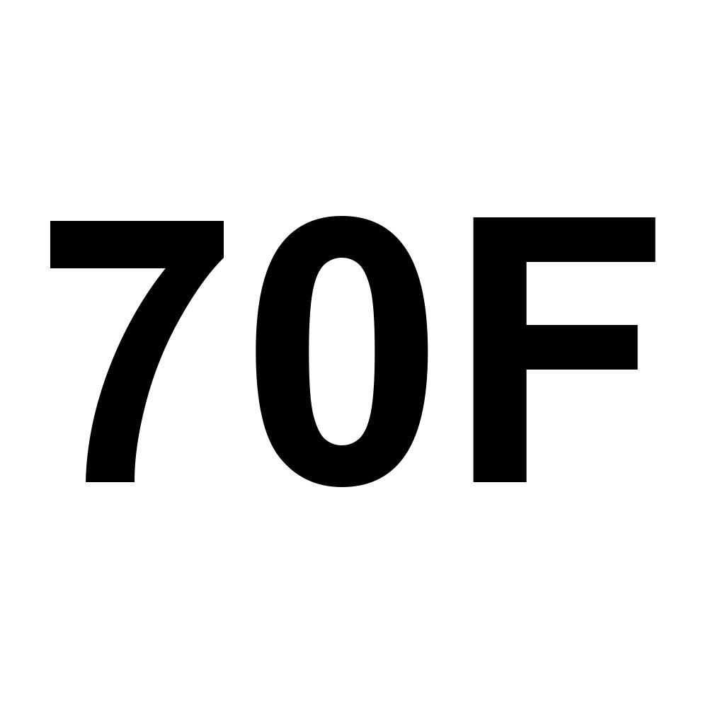 70F
