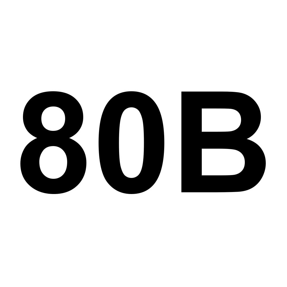 80B
