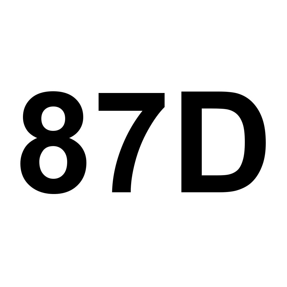 87D