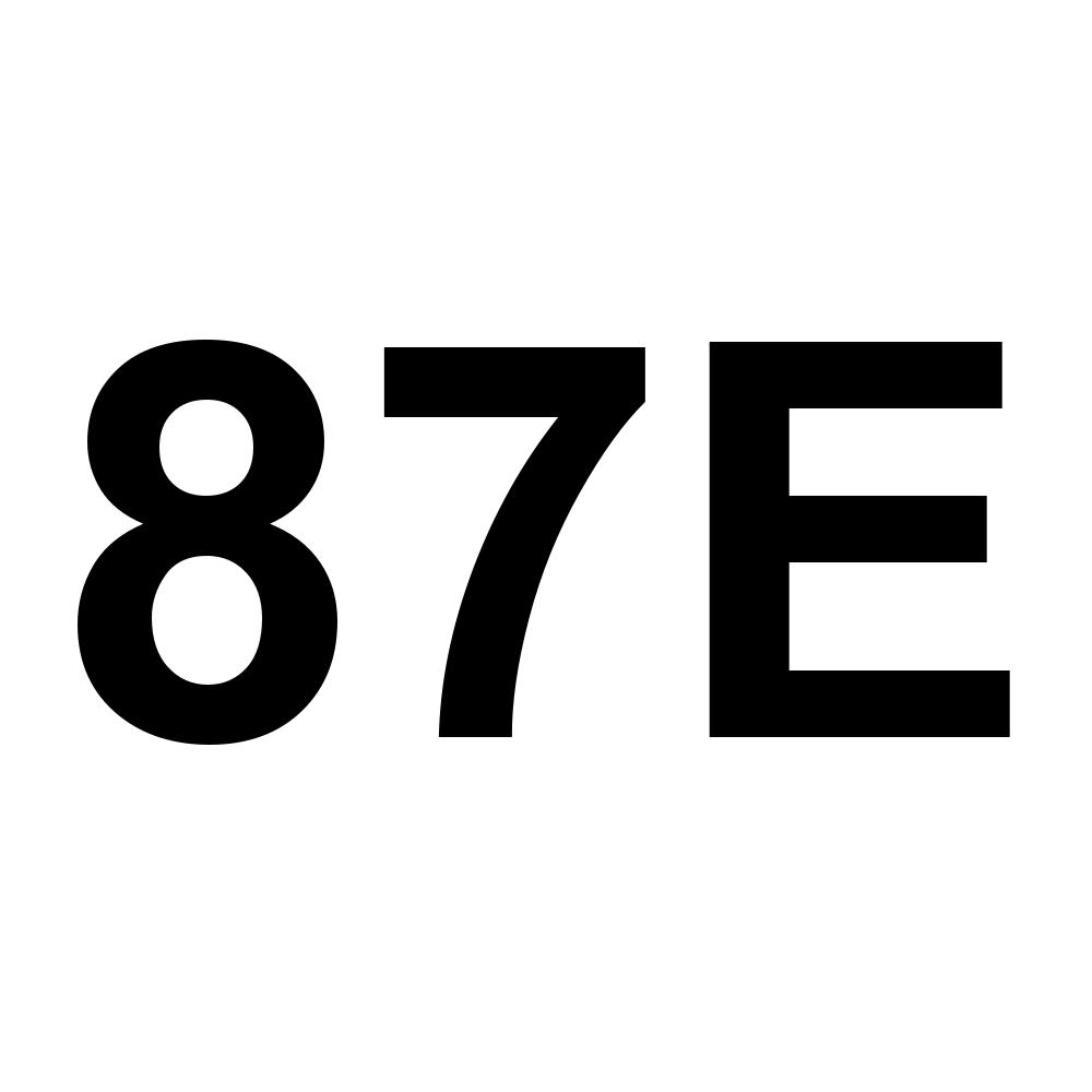 87E
