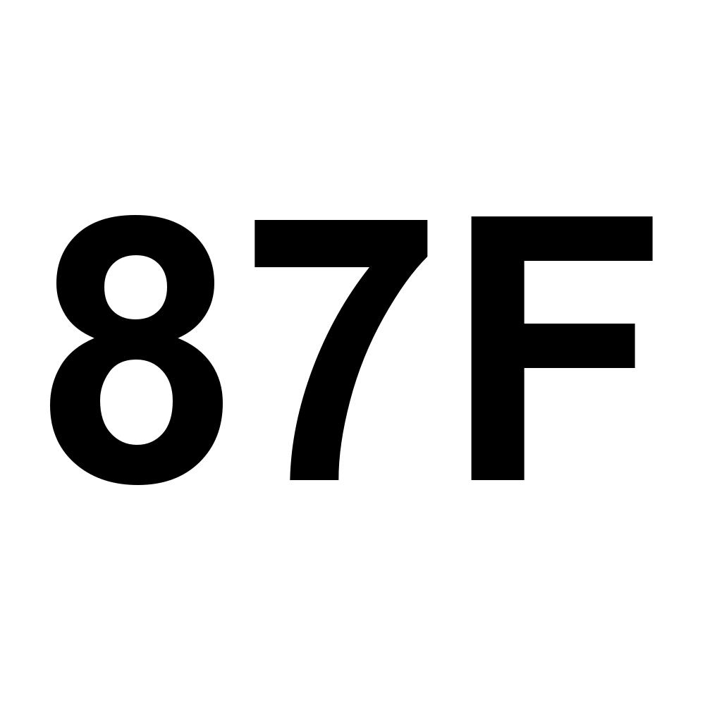 87F